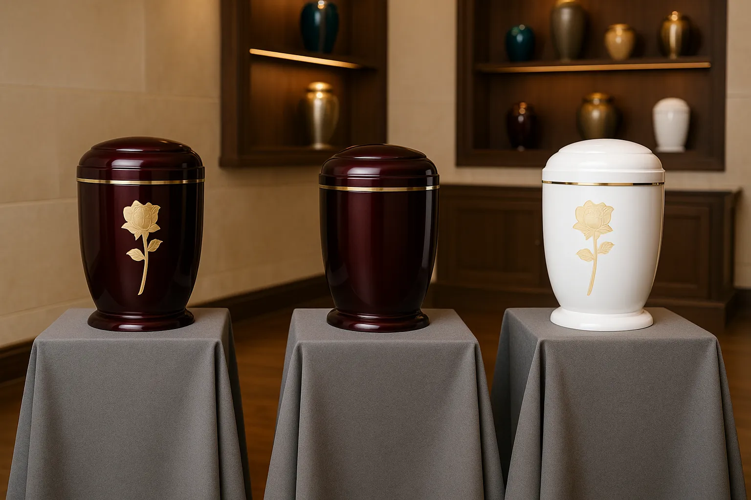 Urnák Kegyeleti kellékek Hamvasztásos temetés ára